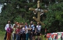 На Тернопільщині встановили хрест на місці загибелі керівника районного проводу УПА
