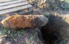 На Харьковщине на берегу водохранилища обезвредили авиабомбу времен Второй мировой войны