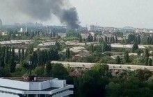 Горіння автомобільних шин і сміття на Чистяківській налякало місцевих жителів (фото)