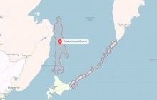 "Яндекс.Карти" стерли російський Сахалін після запуску ракети КНДР (скріншот)