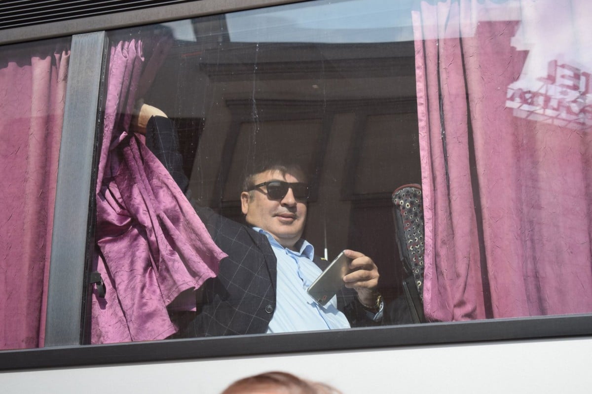 Саакашвили подписал также возражения к протоколу пограничников / Фото Егор Фирсов