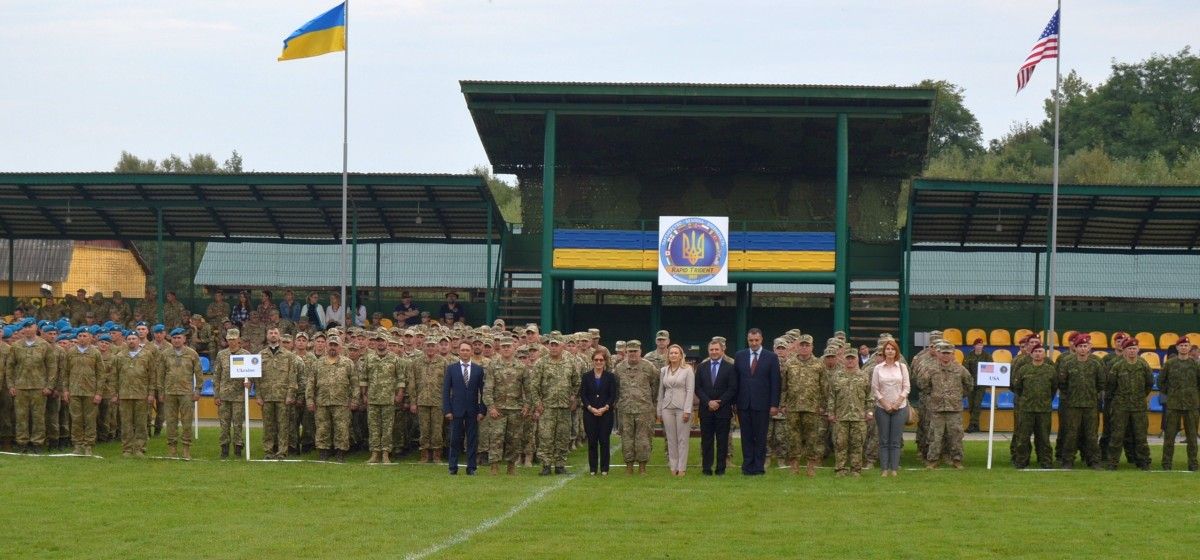 Во Львове начались международные учения Rapid Trident / фото mil.gov.ua Во Львове начались международные учения Rapid Trident / фото mil.gov.ua
