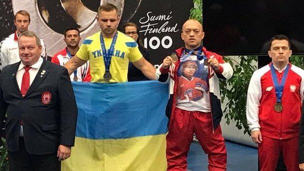 Володимир Балынец на подіумі / Instagram Володимир Балынец на подіумі / Instagram