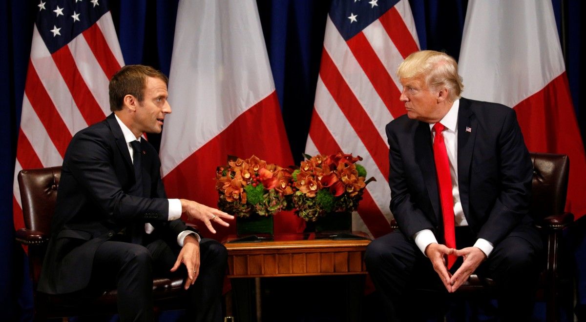 Еммануель Макрон і Дональд Трамп Еммануель Макрон і Дональд Трамп