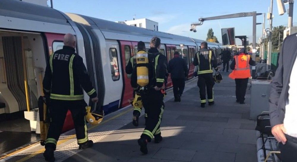 Several hurt in 'terrorist' incident on London underground train