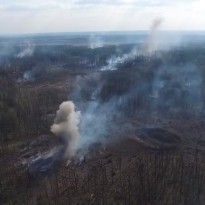 Территорию вокруг складов в Калиновке показали с высоты птичьего полета (видео)