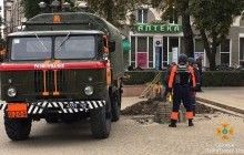 У центрі Тернополя виявили артилерійський снаряд часів Другої світової війни
