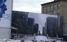 У Пермі перед приїздом Путіна ховають заводські будівлі за "фотошпалерами" із вулицями Нью-Йорка