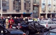 Man killed in car blast downtown Kyiv, woman injured (Photos, video)