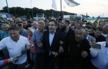 По фактам событий с участием Саакашвили на пункте пропуска "Шегини" задержаны пятеро человек – МВД