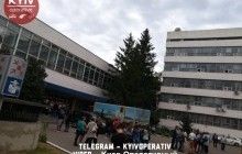 З авіаційного університету в Києві евакуювали всіх студентів через підозрілу сумку (фото)