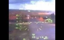 Обстріл ракетами на російському полігоні: з'явилося відео з кабіни вертольота