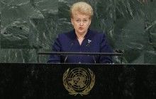 Russia resorts to blackmail, bullying and aggression in Ukraine – Grybauskaite