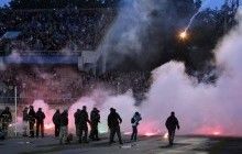 Під час масової бійки розлючених фанатів "Карпат" в Івано-Франківську постраждали троє поліцейських