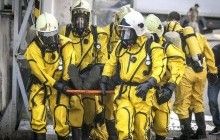 Небезпечний витік аміаку: рятувальники провели навчання у Києві (фоторепортаж, відео)