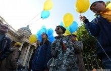 Hundreds take to streets in Russia’s St. Petersburg for unauthorized rally against war with Ukraine (Photos)