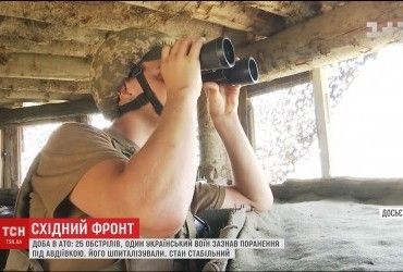 Штаб АТО сообщает о значительном увеличении количества и силы обстрелов