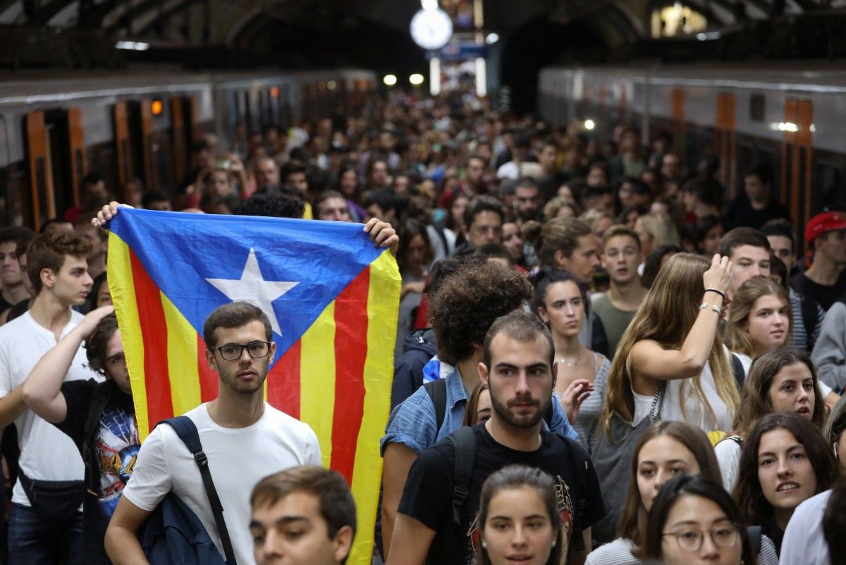 Митинги в Каталонии / REUTERS