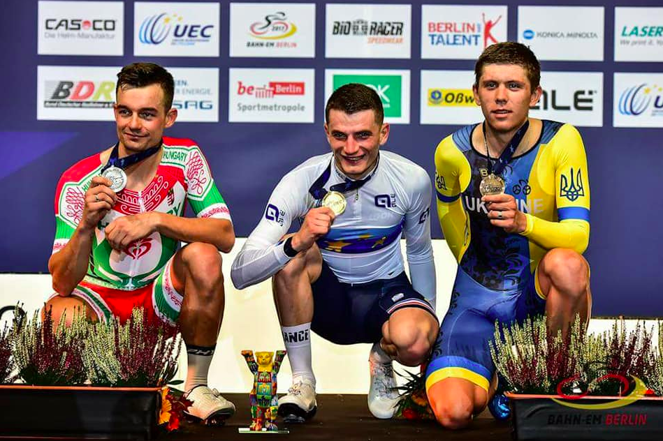 Роман Гладиш завоював першу нагороду Євро для збірної України / facebook.com/Track2017 Роман Гладиш завоював першу нагороду Євро для збірної України / facebook.com/Track2017