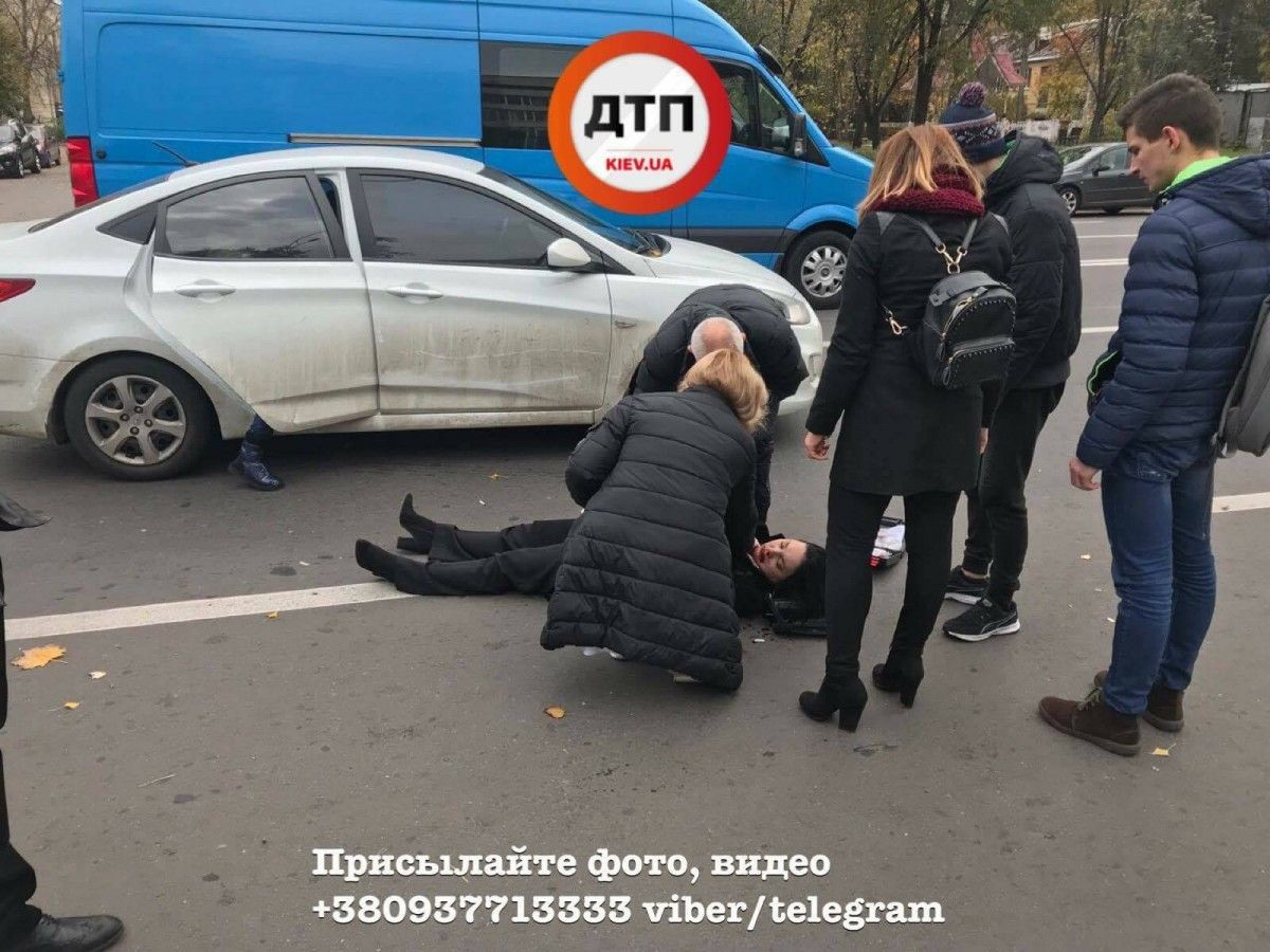 ДТП произошло на улице Васильковской / facebook.com/dtp.kiev.ua ДТП произошло на улице Васильковской / facebook.com/dtp.kiev.ua