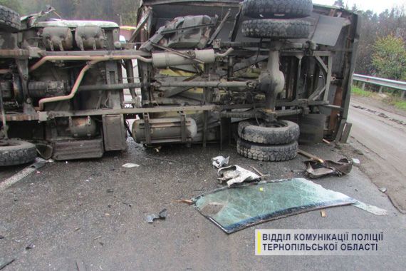 В результаті удару до лікарні потрапили обидва водії / фото національна поліція України в Тернопільській області В результаті удару до лікарні потрапили обидва водії / фото національна поліція України в Тернопільській області