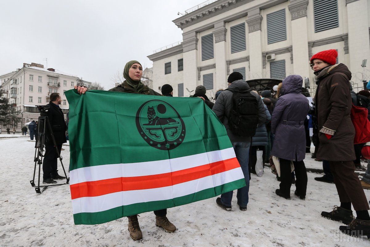 Аміна Окуєва загинула під Києвом / фото УНІАН Аміна Окуєва загинула під Києвом / фото УНІАН