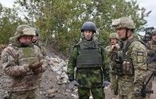 Swedish military chief visits ATO zone in Donbas