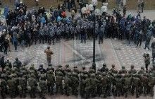 Націоналісти під Радою завершили мітинг проти законопроектів щодо Донбасу