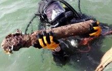 В Одеській області водолази вилучили снаряди з нацистського судна, що затонуло у свій перший рейс (фото)