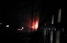 Под Николаевом на ходу загорелся пассажирский поезд (фото, видео)