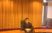Климкин с утра в Бухаресте общается с румынскими СМИ о законе об образовании и агрессии РФ