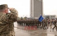 У Сумах з нагоди Дня захисника України відбувся урочистий марш військових підрозділів