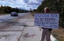 В оккупированном Крыму задержали почти 50 человек, участвовавших пикетах