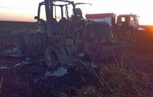На Тернопільщині згорів трактор місцевого агропідприємства
