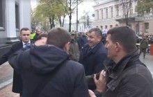 "Кто га*нюк, б**дь?": Парасюк под Радой подрался с Гелетеем (видео)
