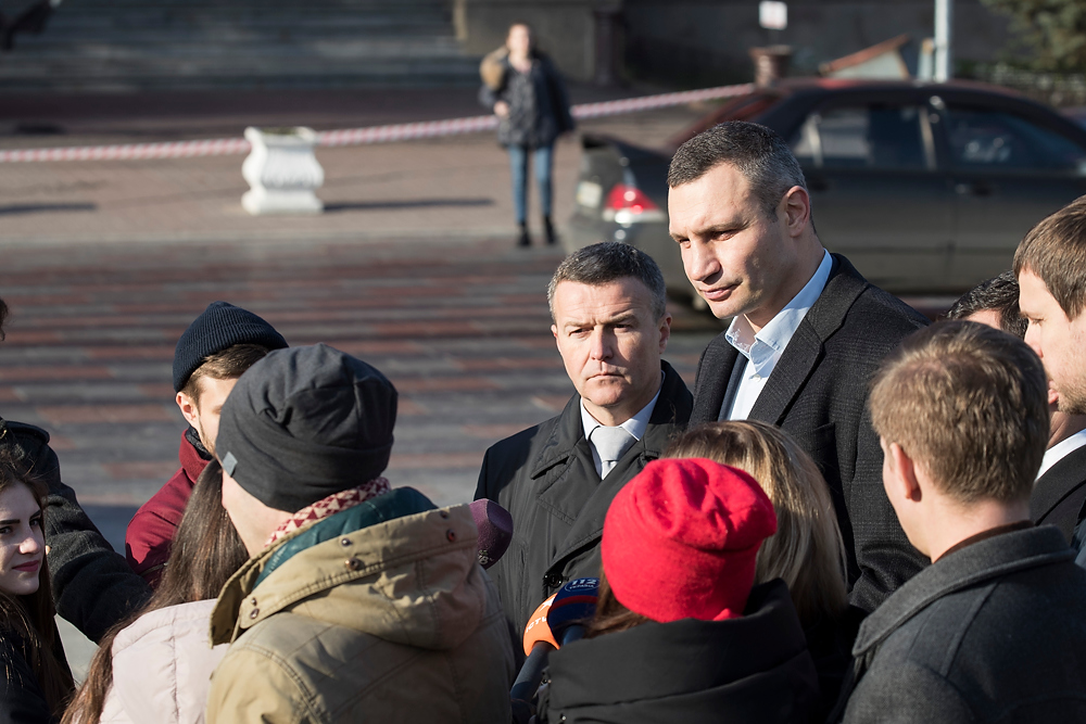 Кличко назвав терміни завершення капітального ремонту Володимирської вулиці / фото kiev.klichko.org Кличко назвав терміни завершення капітального ремонту Володимирської вулиці / фото kiev.klichko.org