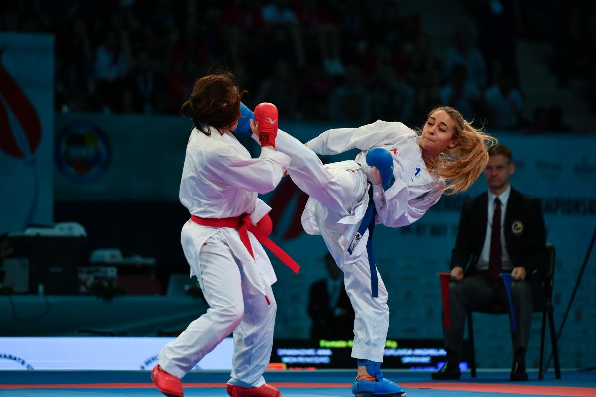 Терлюга выиграла все 6 боев на Окинаве / wkf.com.ua Терлюга выиграла все 6 боев на Окинаве / wkf.com.ua