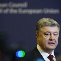 Poroshenko says Ukraine united EU around idea of peacekeeping mission in Donbas