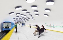 Метро на Виноградарь: опубликованы проекты новых станций (фото)