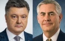 Poroshenko, Tillerson coordinate further steps for deployment of UN mission in Donbas