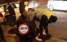 П'яна ДТП з погонею в Києві: водій, намагаючись втекти від поліції, врізався у вантажівку (фото)