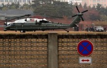 Трамп через туман не долетів до демілітазированої зони між Південною Кореєю і КНДР
