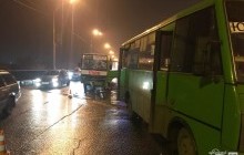 Очередное ДТП в Харькове: при столкновении двух маршруток пострадали десять пассажиров (фото)