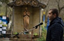 На Тернопільщині в пам’ять про загиблих на Майдані та в АТО героїв встановили капличку (Фото, відео)