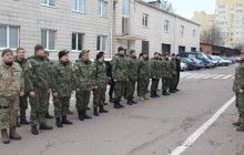 У Житомирі урочисто зустріли зведений загін поліцейських, що повернулися із зони АТО