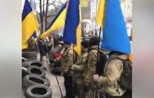 Акція під будівлею Фонду соцстрахування: учасники звинуватили директора в крадіжці коштів на протези АТОшникам (відео)