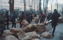 В Харькове националисты разгромили место съемок сериала про СССР (фото)