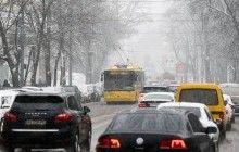 Громадський транспорт у Києві через негоду курсує з відхиленням від графіку