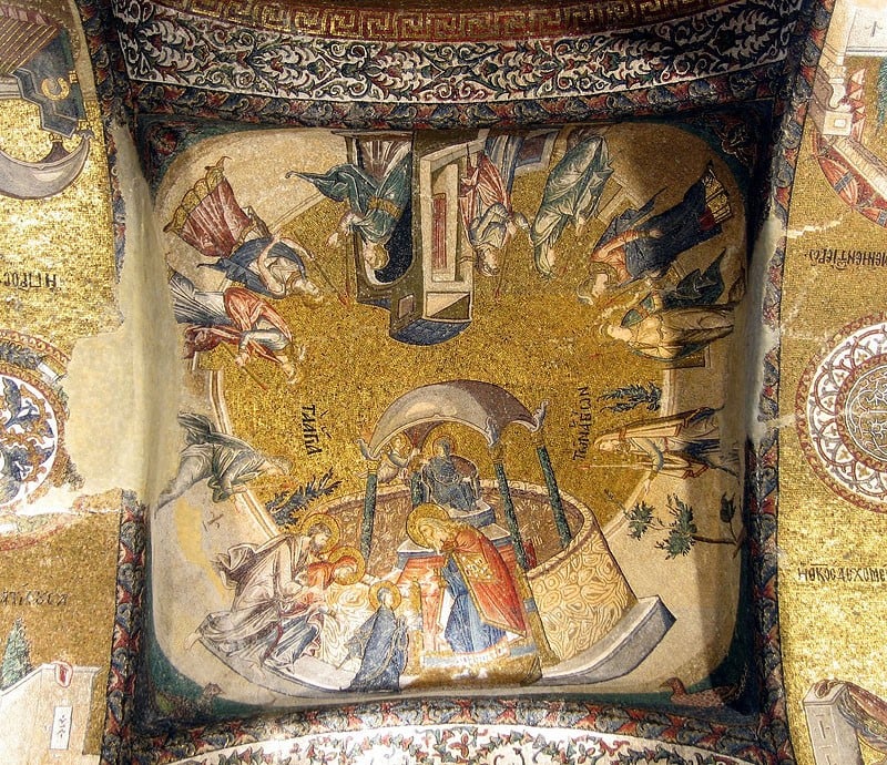 Введение во храм Пресвятой Богородицы. Хиландар, XIV век