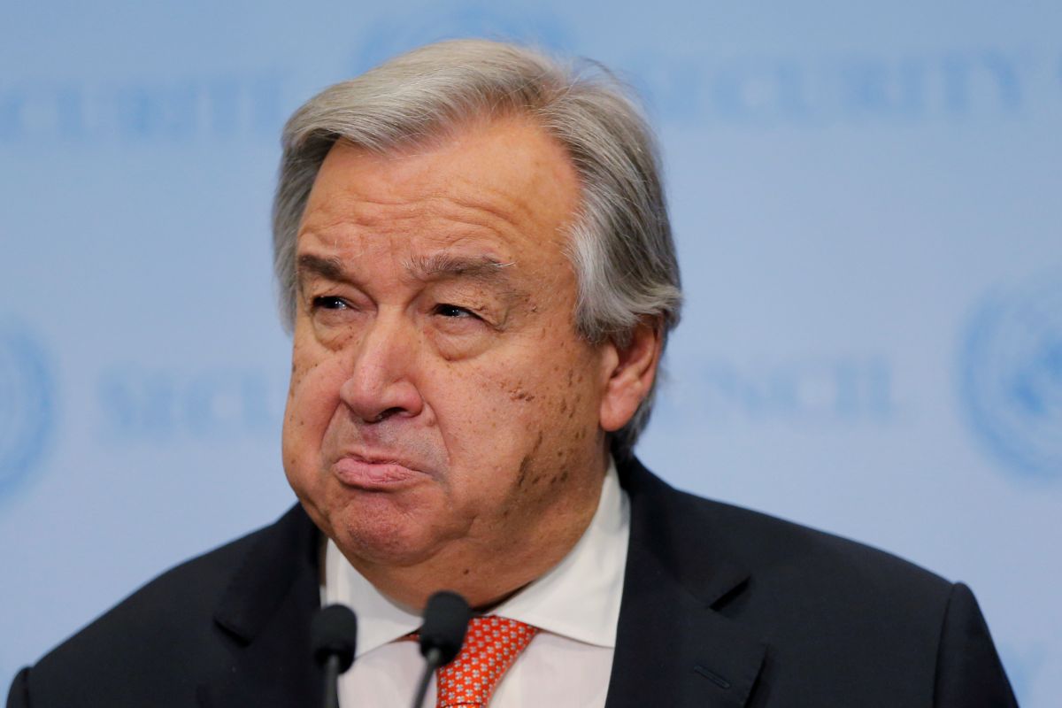 Антоніу Гутерріш зазнав критики через свій візит в Росію / фото  REUTERS Антоніу Гутерріш зазнав критики через свій візит в Росію / фото  REUTERS